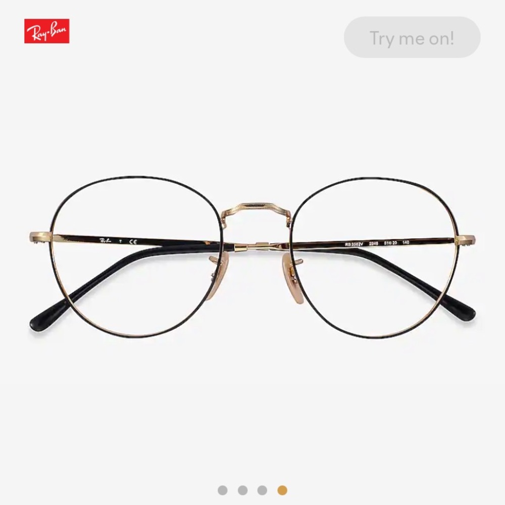 Rayban round sunglasses 🍑❄️